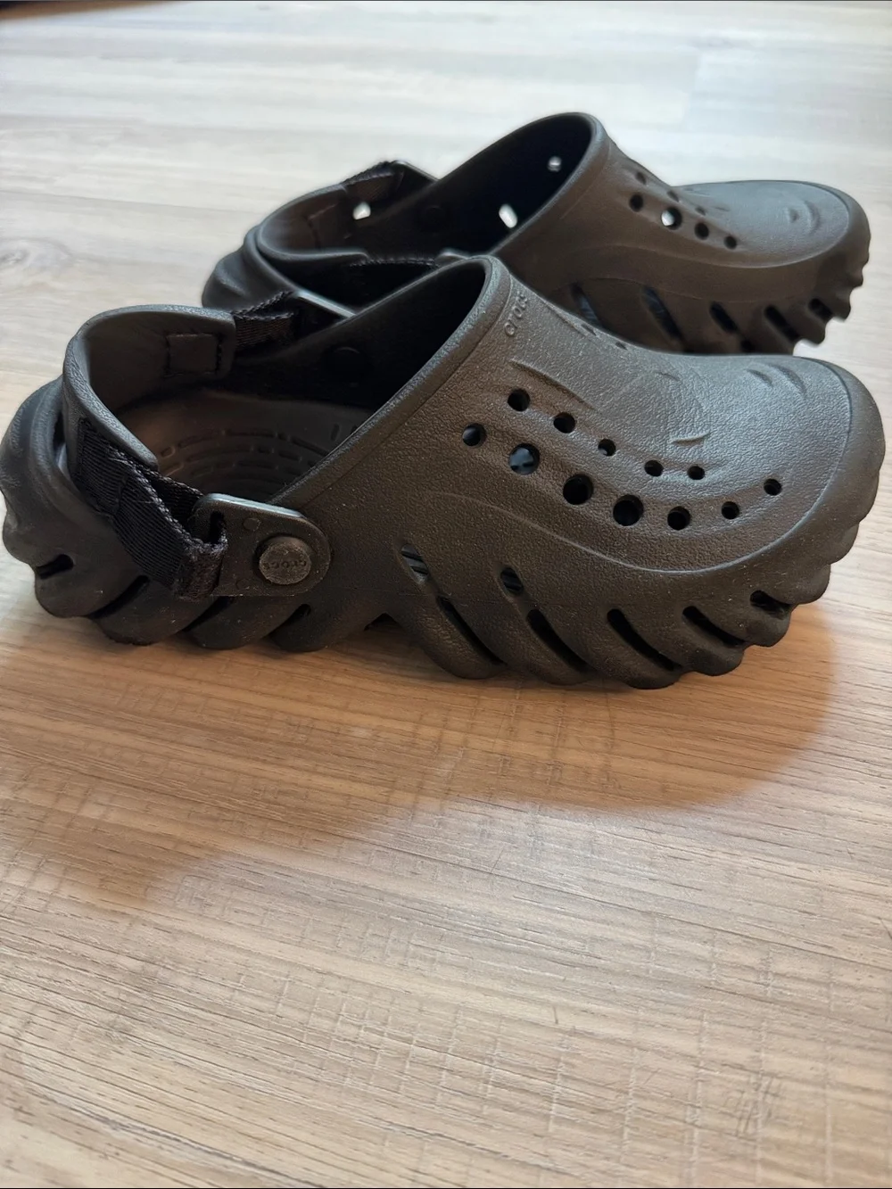 CROCS Kids Black echo clogs